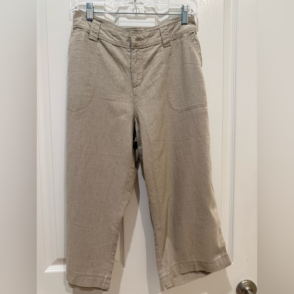 Women’s St Johns Bay Tan Casual Pants 12P